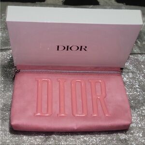 Dior Blush Pink Cosmetic Bag NIB